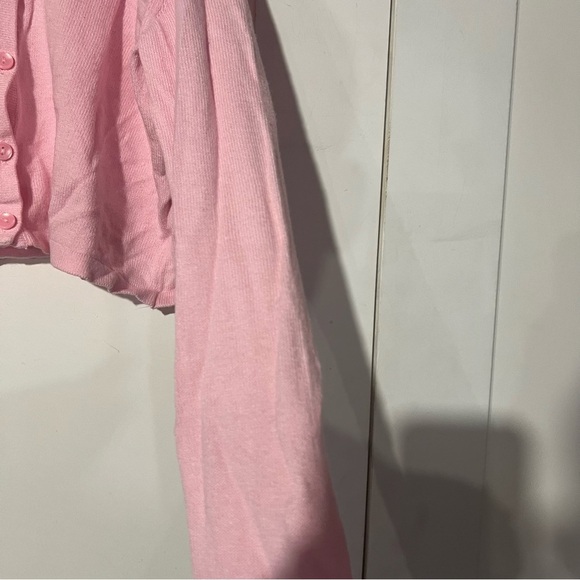 Gymboree Girls Cardigan Pink Button Up Size Large 10-12 - Picture 5 of 6